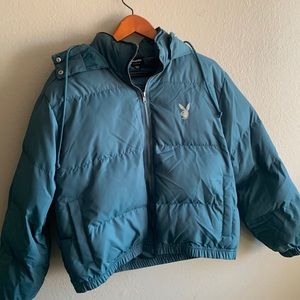 Playboy puffer jacket 💙